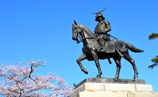 イメージ：仙台城跡 藩祖伊達政宗公騎馬像