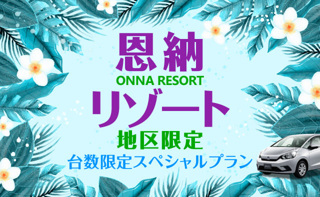 恩納リゾート地区限定 ! 台数限定スペシャルプラン ! (9月～12月)