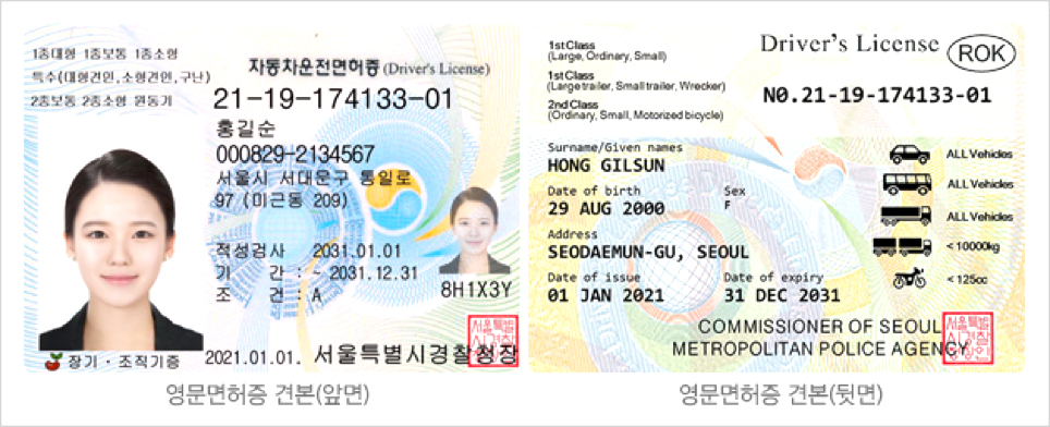 image:For drivers with this type of Korean driver's license