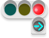 Traffic signals:Green Arrow light